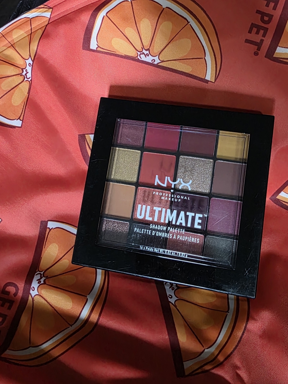 NYX Ultimate Eyeshadow Palette in PHOENIX — Reds, Gold, Pink & Brown Tones